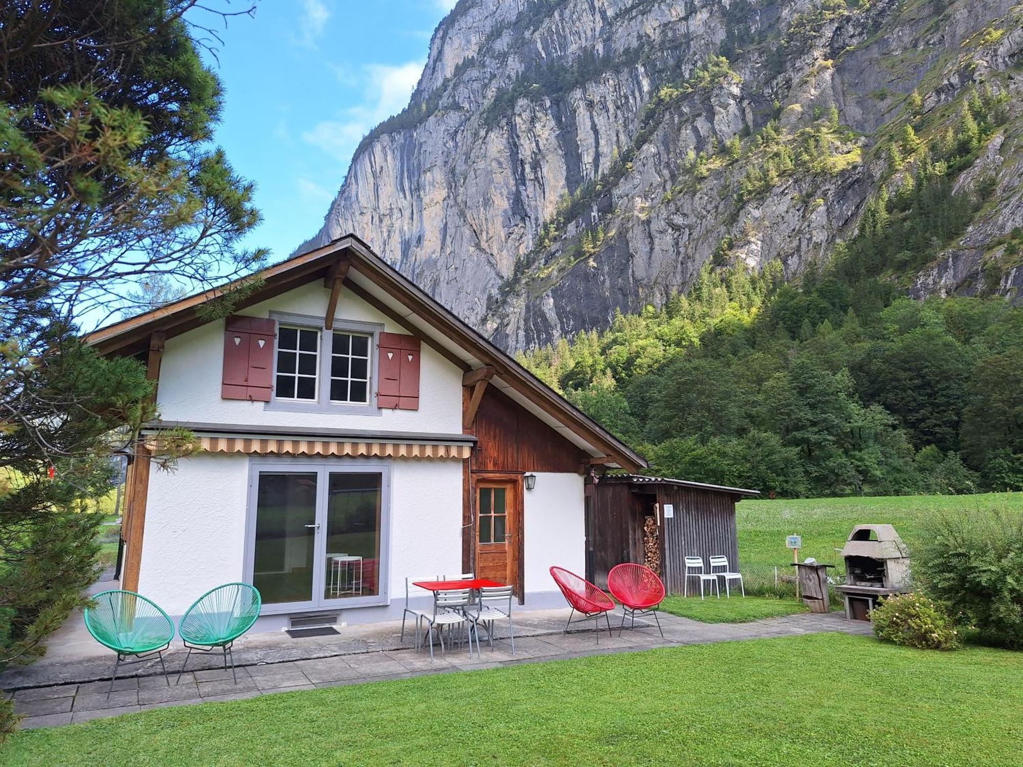 Waterfall Chalet Villa Stechelberg Exterior foto